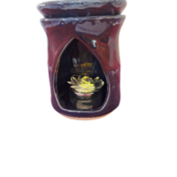 Brûleur de parfum flamme couleur pourpre