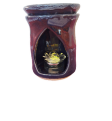 bruleur-parfum-ceramique-flamme-marron-pourpre