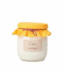 Liliwenn et Malou-L&M DA-Bougie parfumée citron meringué